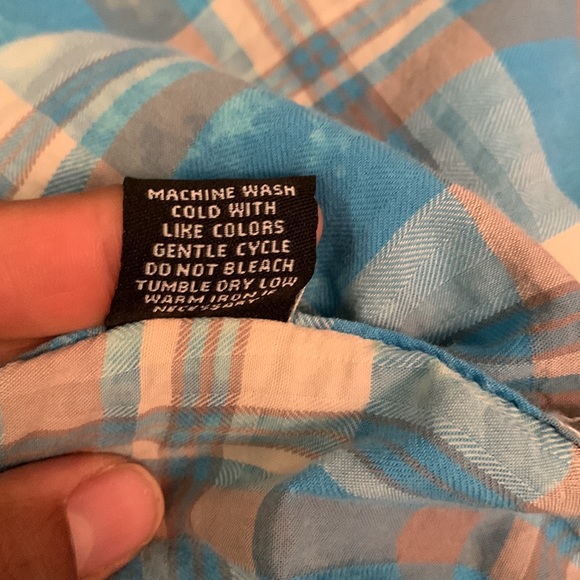 Depart West men’s long sleeve button down shirt. - Picture 7 of 7